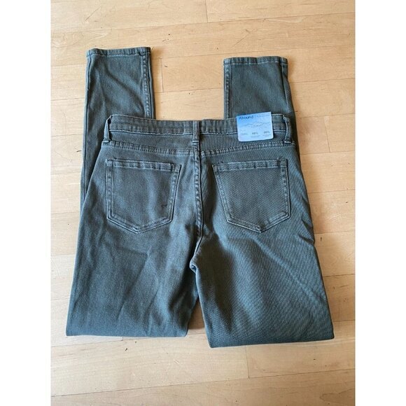 Abound BNWOT  "overdye olive" skinny fit jeans sz 30 NEW  distressed - Picture 7 of 9